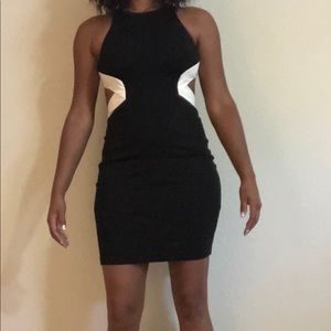 Black cocktail dress